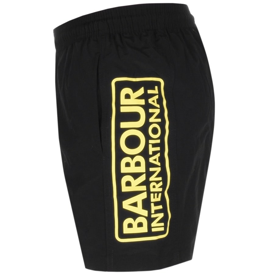 Alternative Image for ProductBarbour International Logo Swim Shorts Black3